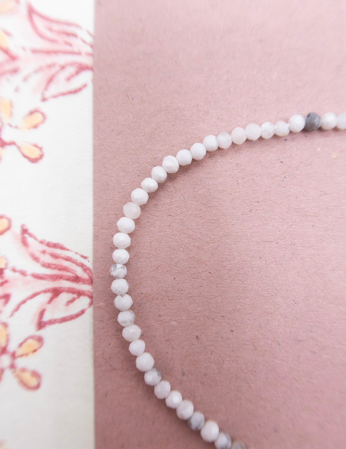 Bracelet Mineral Stones - White Howlite
