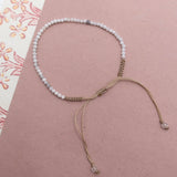 Bracelet Mineral Stones - White Howlite