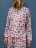 Pyjamas Blockprint - White
