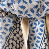 Bagru Scarf - Blue
