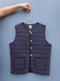 Waistcoat Quilted - Navy