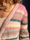 Handknitted Striped Cardigan Nepal