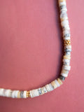 Necklace Nova - Dandric Opal (White)