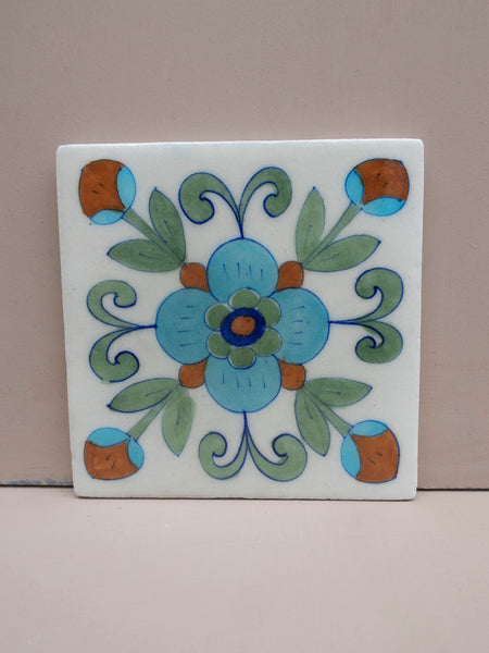 Blue Pottery Tiles - 04